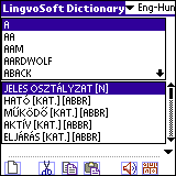LingvoSoft English-Hungarian Talking Dictionary for Palm OS