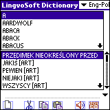 LingvoSoft English-Polish Talking Dictionary for Palm OS