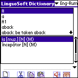 LingvoSoft English-Romanian Talking Dictionary for Palm OS