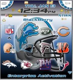 Lions 12 Theme for Blackberry 7100