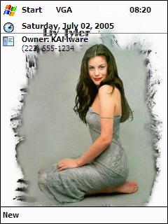 Liv Tyler Theme for Pocket PC