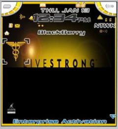 LiveStrong 2 Theme for Blackberry 7100