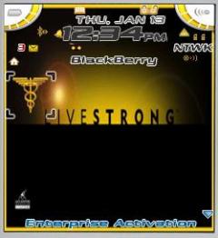 LiveStrong Theme for Blackberry 7100