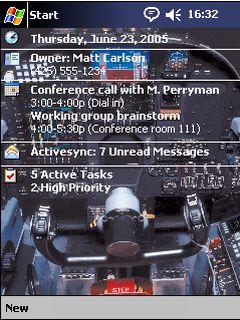 Lockheed U-2 Cockpit AV Theme for Pocket PC