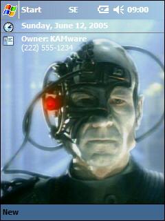 Locutus QVGA Theme for Pocket PC