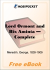 Lord Ormont and His Aminta - Complete for MobiPocket Reader