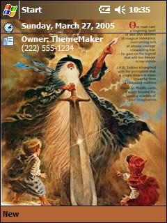 Lord of the Rings 1978 Poster Theme for Pocket PC