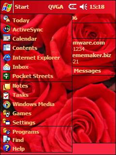 Lots Of Roses CT Theme for Pocket PC