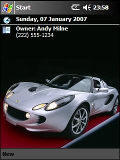 Lotus Elise AMF Theme for Pocket PC