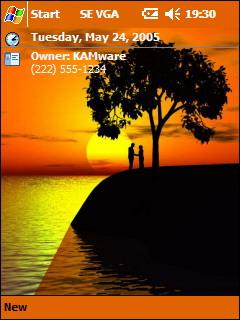Lovers Day VGA Theme for Pocket PC