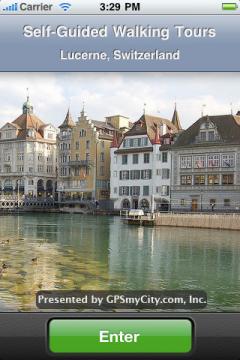 Lucerne Map and Walking Tours