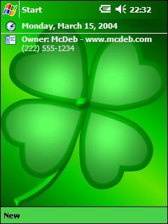 Luck Of The Irish Theme for Pocket PC