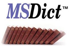 MSDict English-Spanish Pro Dictionary (Palm OS)