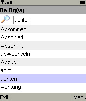 MSDict SoftPress Bulgarian-German-Bulgarian Dictionary (Java)