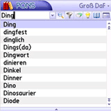 MSDict PONS Grossworterbuch Deutsch als Fremdsprache (Palm OS)