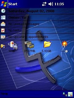 Mac Face JP Theme for Pocket PC