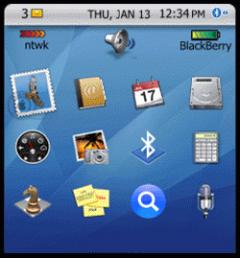 Mac OS X Theme for BlackBerry