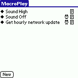 MacroPlay for Palm OS