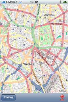 Madrid Street Map Lite