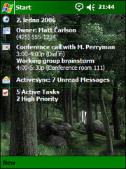 Magic Forest Theme for Pocket PC
