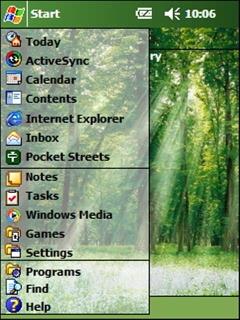 Magical Forest bb Theme for Pocket PC