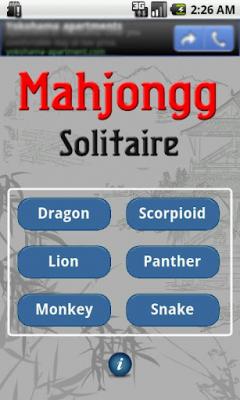 Mahjongg Solitaire (Android)