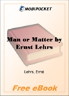 Man or Matter for MobiPocket Reader