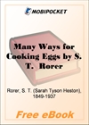 Many Ways for Cooking Eggs for MobiPocket Reader