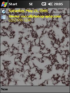 Marble Top Theme for Pocket PC