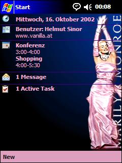 Marilyn Monroe 2 Animated Theme for Pocket PC