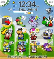 Mario World Redux Theme for Blackberry 8100 Pearl