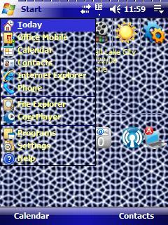 Marrakesh White - Pocket PC Theme