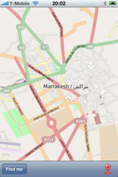 Marrakesh Street Map