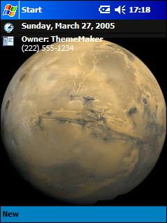 Mars From Viking Theme for Pocket PC