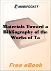 Materials Toward a Bibliography of the Works of Talbot Mundy for MobiPocket Reader