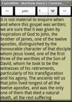 Matthew Henry's Commentary on the Whole Bible (MHC) - CadreBible Book