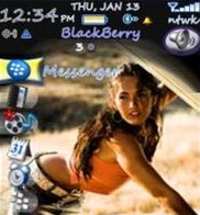 Megan Fox Theme for Blackberry 8100 Pearl