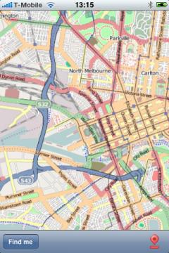 Melbourne Street Map