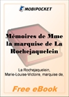 Memoires de Mme la marquise de La Rochejaquelein for MobiPocket Reader