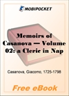 Memoirs of Casanova, Volume 02: a Cleric in Naples for MobiPocket Reader