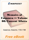 Memoirs of Casanova, Volume 08: Convent Affairs for MobiPocket Reader
