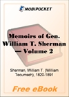 Memoirs of Gen. William T. Sherman - Volume 2 for MobiPocket Reader
