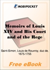 Memoirs of Louis XIV and His Court and of the Regency - Volume 01 for MobiPocket Reader