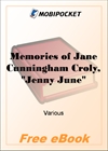 Memories of Jane Cunningham Croly, "Jenny June" for MobiPocket Reader