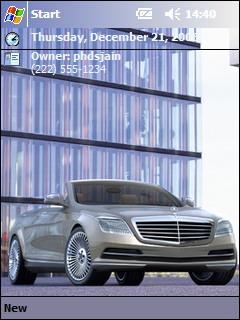 Mercedes Ocean Drive Concept ph Theme for Pocket PC