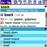 Merriam-Webster English-Spanish & Spanish-English dictionary for Palm OS