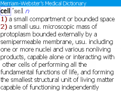 Merriam-Webster Medical Dictionary for BlackBerry