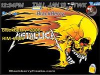 Metallica Theme for Blackberry 8300 Curve