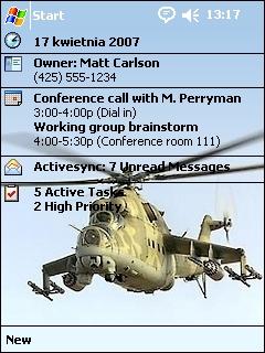 Mi-24D DRC Theme for Pocket PC