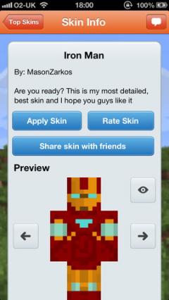 Minecraft Skin Studio for iPhone/iPad